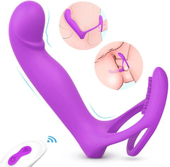 Couples Long Lasting Erection Penis Vibrator And Vagina Clitoris Stimulator - Lusty Age