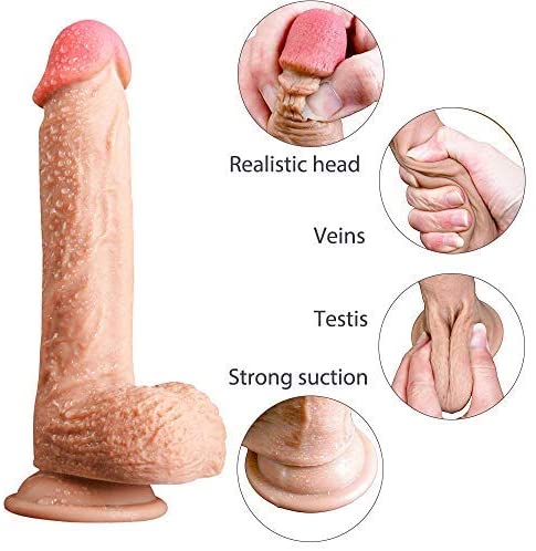 Realistic Dildo with Strong Suction Cup - 7 inch - Lusty Age