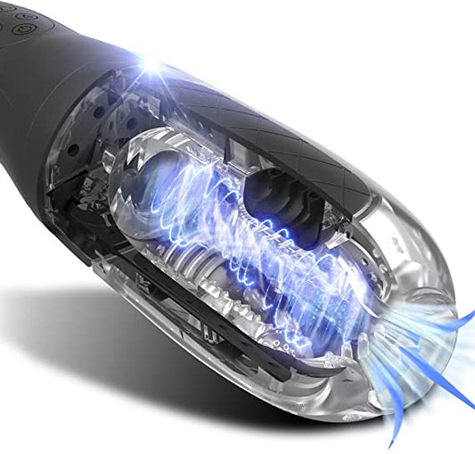 Male Automatic Masturbator with 4 Powerful Vacuum Suctions - Lusty Age