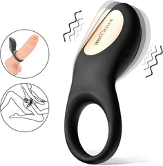 8 Vibration Modes Wireless Remote Control Penis Ring - Lusty Age