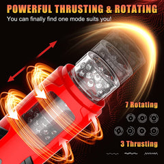 Electric Magnetic Automatic Telescopic Male Masturbator Cup