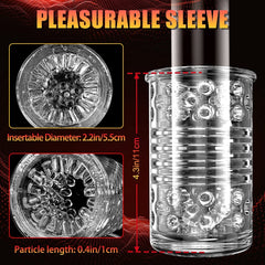 Electric Magnetic Automatic Telescopic Male Masturbator Cup