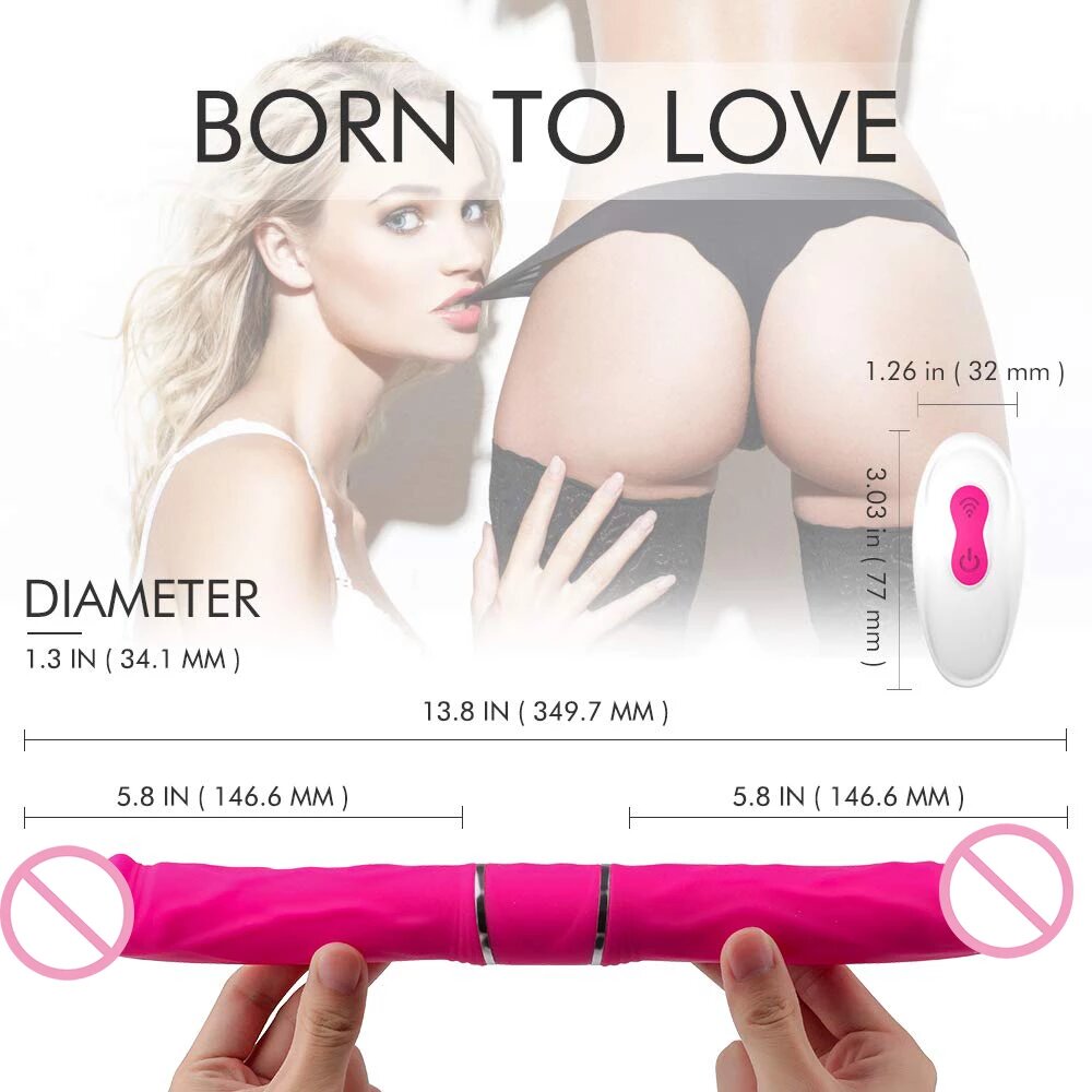Double Penetration Dildo vibrator - Lusty Age