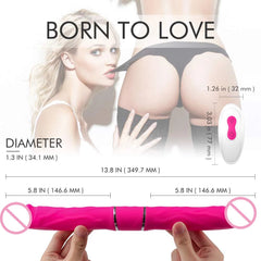 Double Penetration Dildo vibrator - Lusty Age