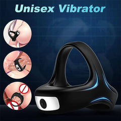 Vibrating Penis Ring for Men Erection Support