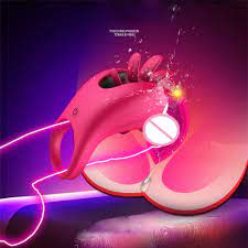 Rotation Oral Tongue Licking Penis Vibrating Ring G-spot Massager - Lusty Age