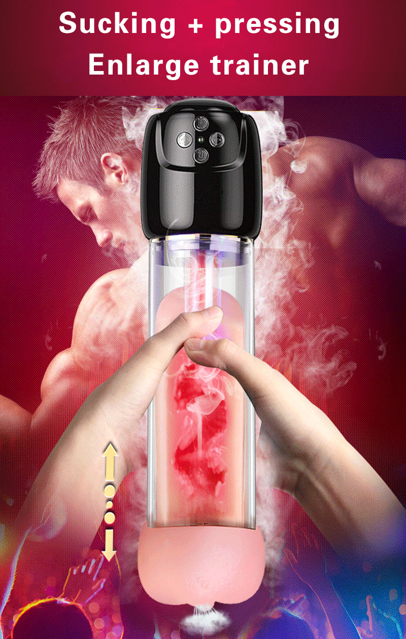 Automatic Penis Enlargement Vibrator & Male Mastubator - Lusty Age