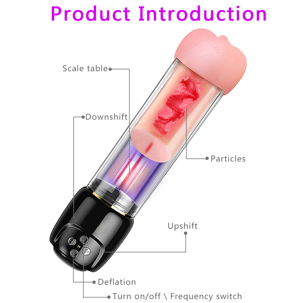 Automatic Penis Enlargement Vibrator & Male Mastubator - Lusty Age