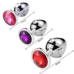 Luxury Stainless Steel Anal Butt Plug - Lusty Age