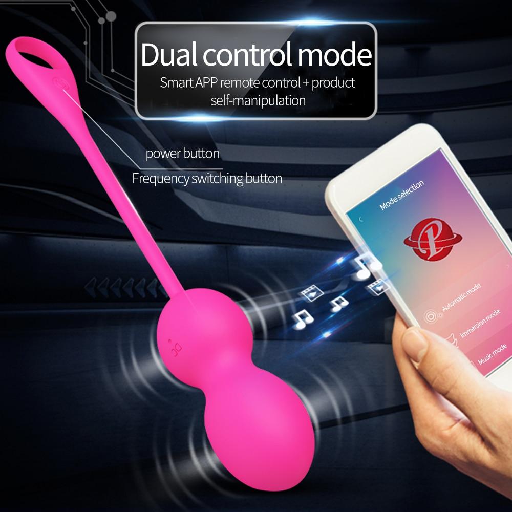 Bluetooth Control G Spot Vibrator Vaginal Ball - Lusty Age