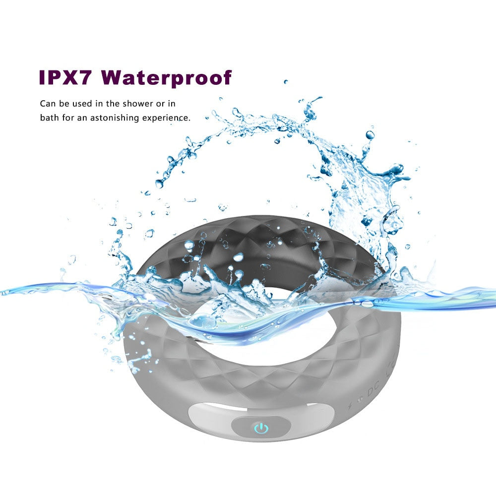 Men Cock Ring Vibrator - Lusty Age