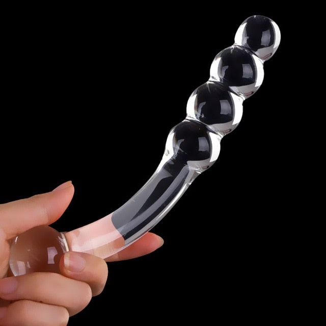 Crystal Anal Beads Butt Plug - Lusty Age
