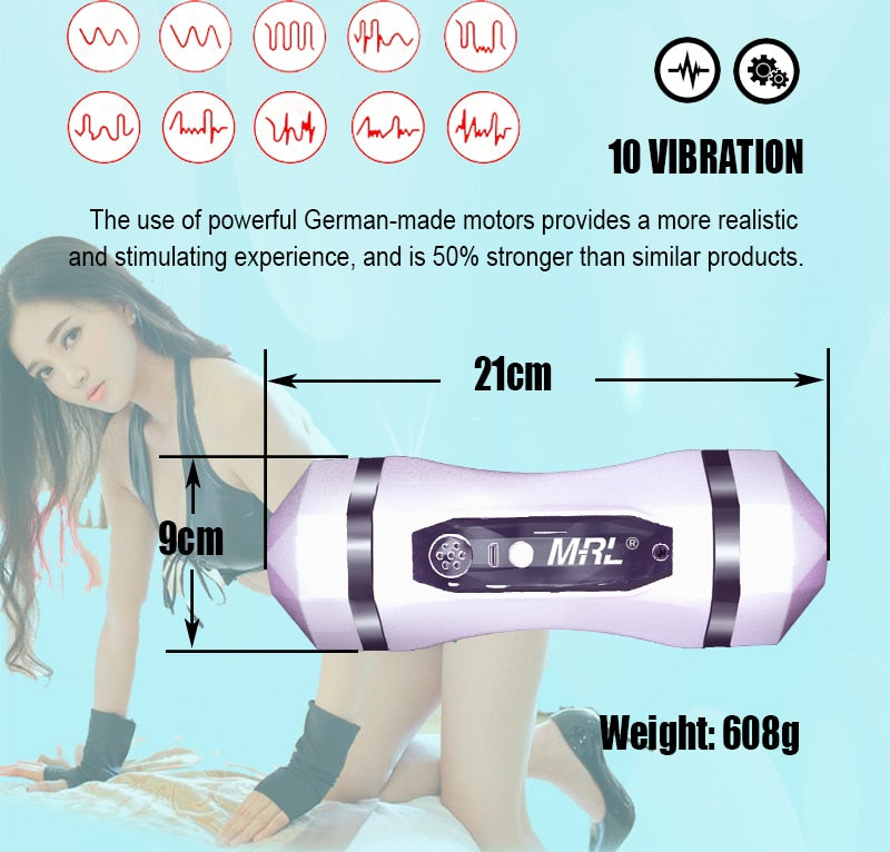 Male Automatic Vibrating Masturbator Device - Lusty Age