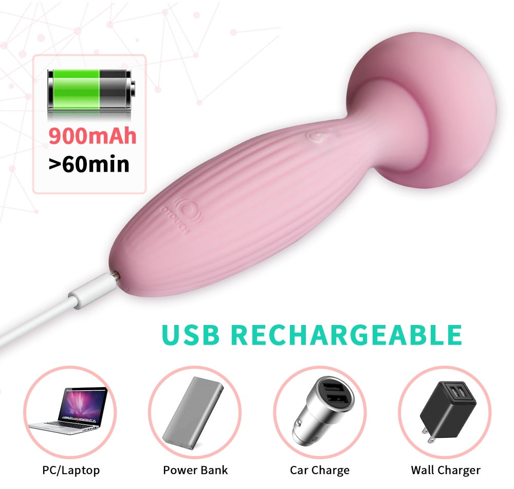 Mushroom Designed Vibrator For Women - Lusty Age