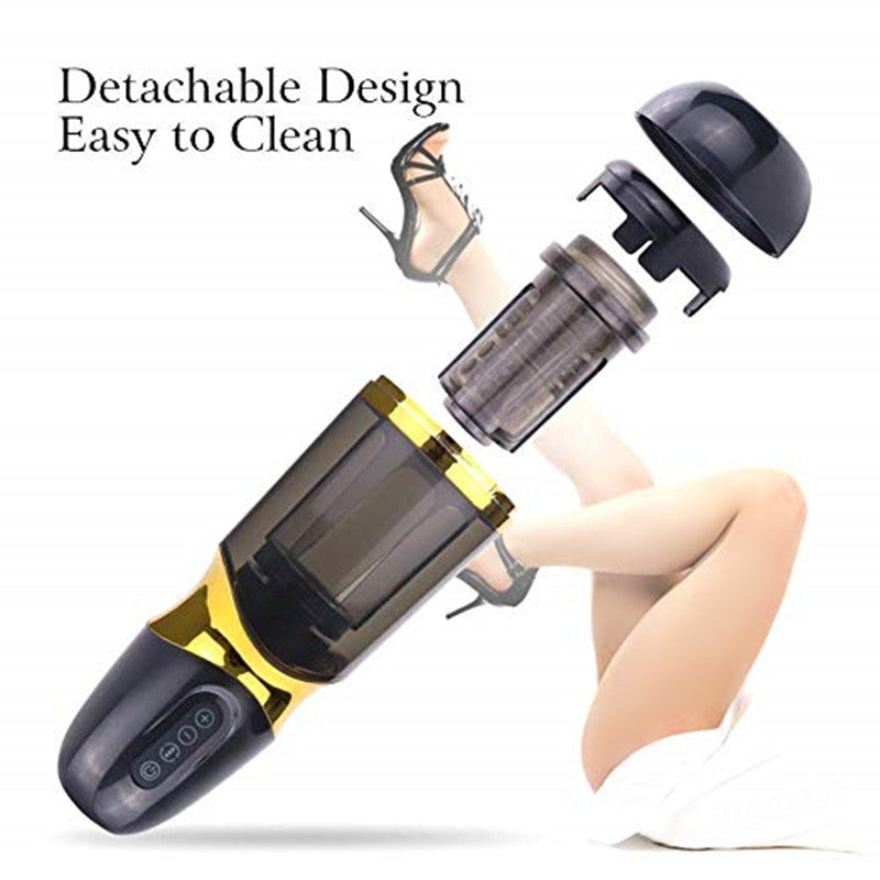 Automatic Piston Rotating Sucking Male Masturbator Cup - Lusty Age