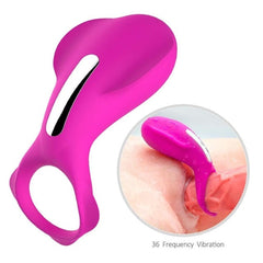 Penis Vibration Ring Cock Powerful Vibrator Clitoris Stimulator Prostate Vibrator - Lusty Age