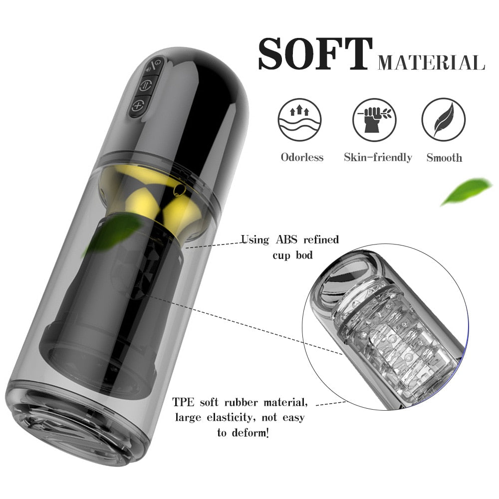 Fully Automatic Thrusting Rotating Masturbation Stroker - Lusty Age