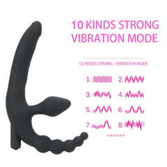 10 Speeds Dildo Vibrator Prostate Massager Anal Plug Vibrator - Lusty Age