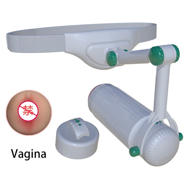 REMOTE CONTROLLER AUTOMATIC TELESCOPIC WEARABLE MASTURBATOR - Lusty Age