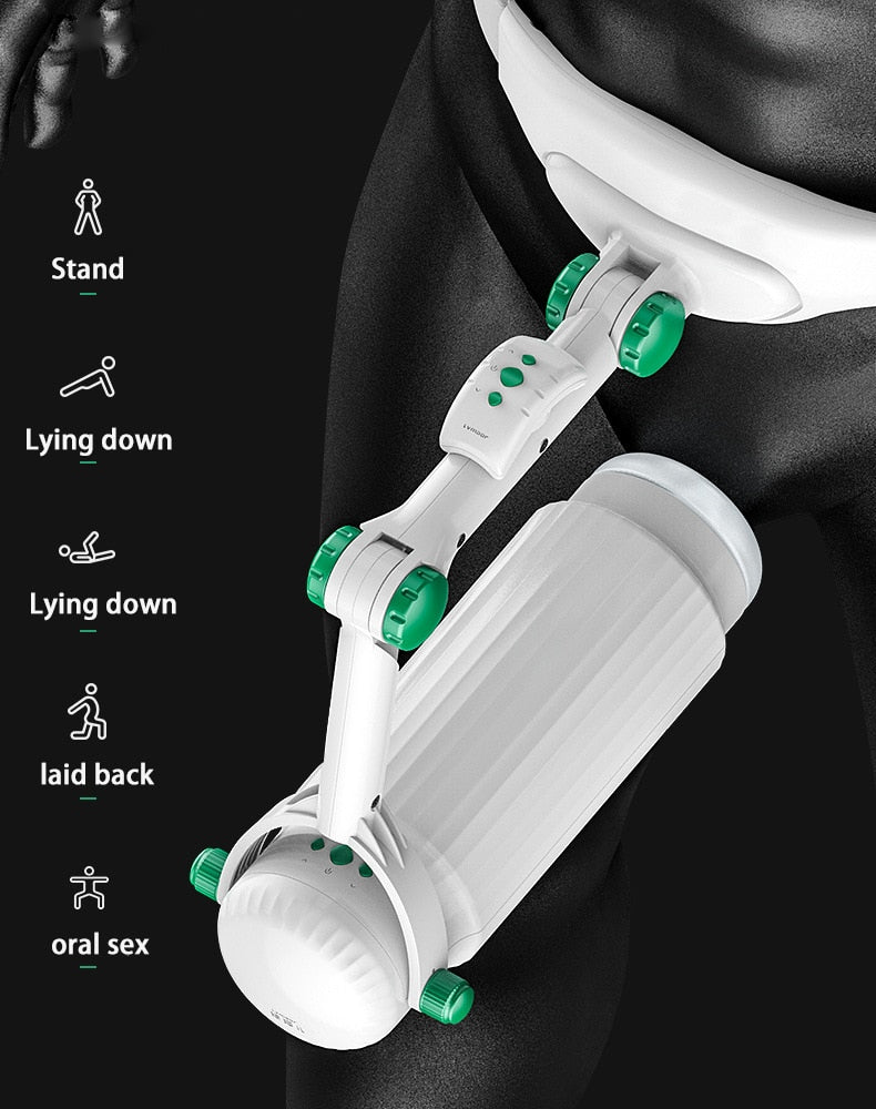 REMOTE CONTROLLER AUTOMATIC TELESCOPIC WEARABLE MASTURBATOR - Lusty Age