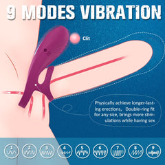 Couples Vibrating Penis Ring - Lusty Age