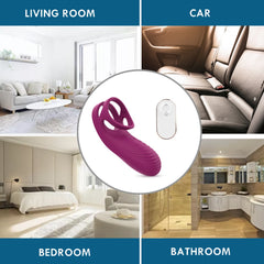 Couples Vibrating Penis Ring - Lusty Age