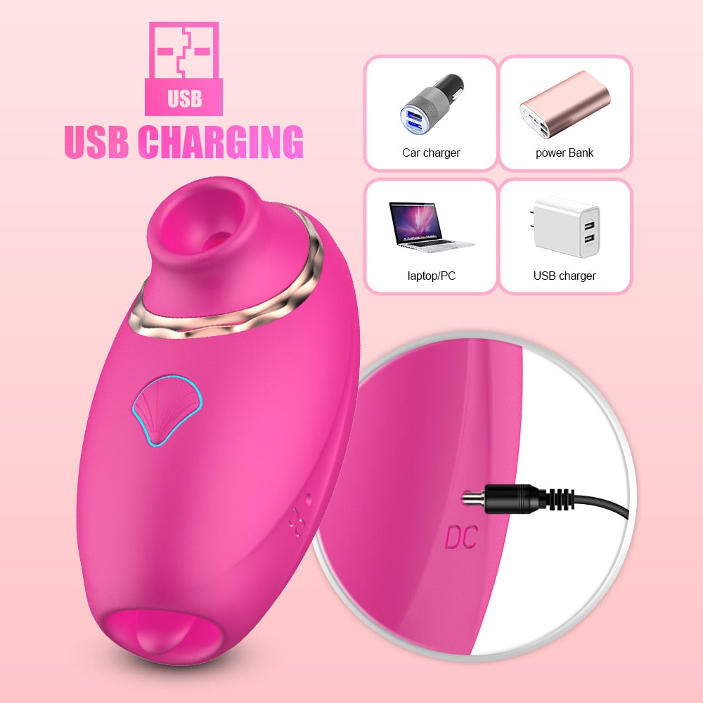 Powerful Sucking Vibrator Nipple Clit Sucker - Lusty Age