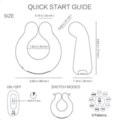 Cock Ring Couple Vibrator for Penis & Clitoral Stimulation - Lusty Age