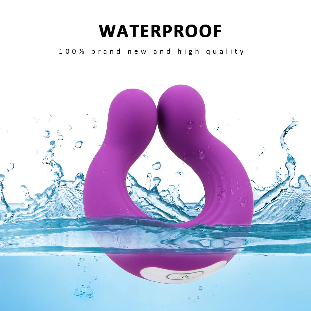 Cock Ring Couple Vibrator for Penis & Clitoral Stimulation - Lusty Age