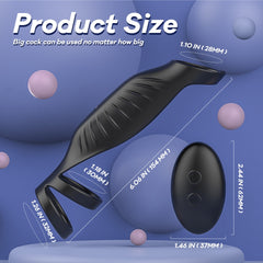 Wireless Vibrating Penis Ring Vibrator - Lusty Age