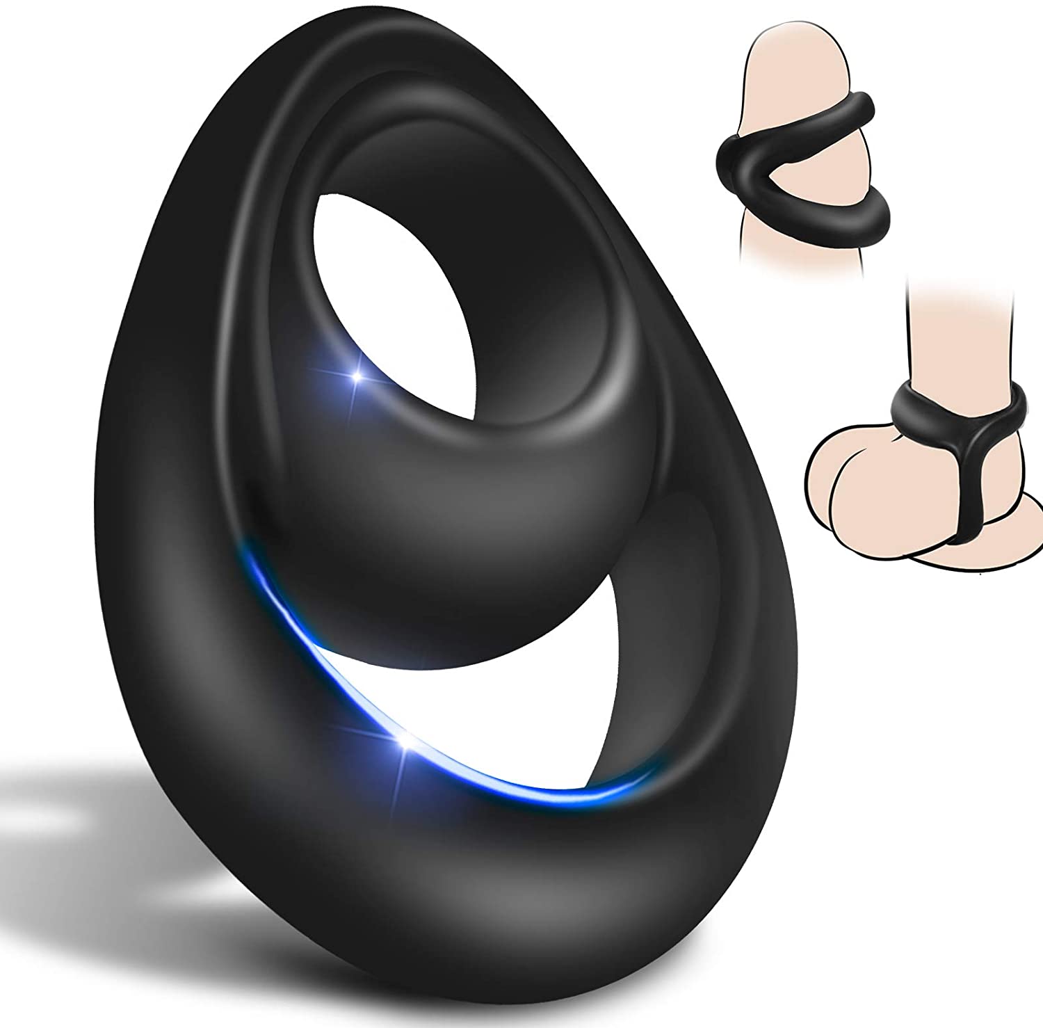Silicone Male Longer Lasting Erection Cock Ring - Lusty Age