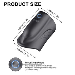 10 Speed Penis Ring Vibrator Sex Toy For Men Delay Ejaculation Erotic Male Sex Toy - Lusty Age