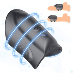 10 Speed Penis Ring Vibrator Sex Toy For Men Delay Ejaculation Erotic Male Sex Toy - Lusty Age