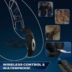 Flexi Prostate Bliss Vibrator with Cock Ring