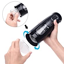 10 Modes Automatic Thrusting Rotating Male Masturbator Inner Cup - Lusty Age