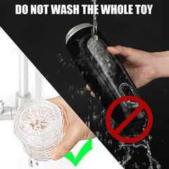 10 Modes Automatic Thrusting Rotating Male Masturbator Inner Cup - Lusty Age
