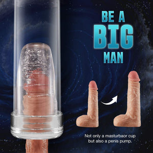 Electric Male Masturbator Cup with Visible Enlargement Function - Lusty Age