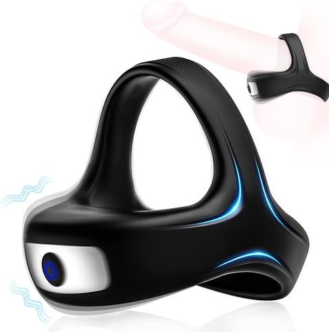 Vibrating Penis Ring for Men Erection Support - Lusty Age