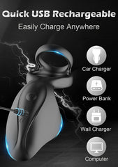 Testicle Vibrator for Men Penis Massager Ring Dildo - Lusty Age