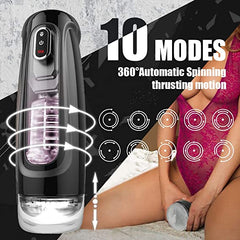 10 Modes Automatic Thrusting Rotating Male Masturbator Lusty Age 10 Modes Automatic Thrusting Rotating Male Masturbator Lusty Age