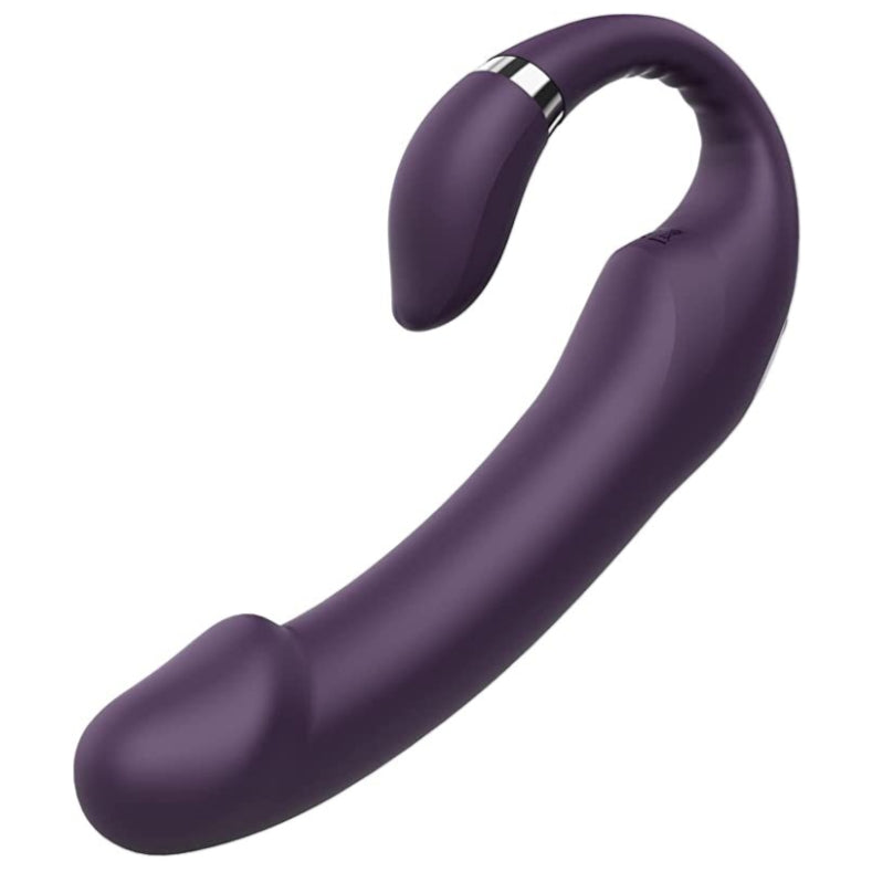 Heating Dildo Vibrator for G-Spot & Clitoral Stimulation - Lusty Age