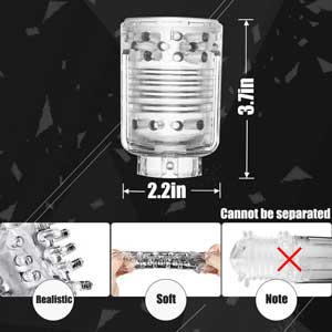 10 Modes Automatic Thrusting Rotating Male Masturbator Inner Cup - Lusty Age