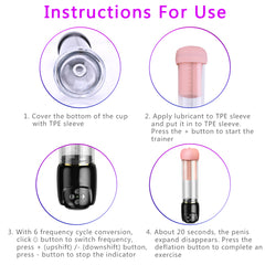 Automatic Penis Enlargement Vibrator & Male Mastubator - Lusty Age
