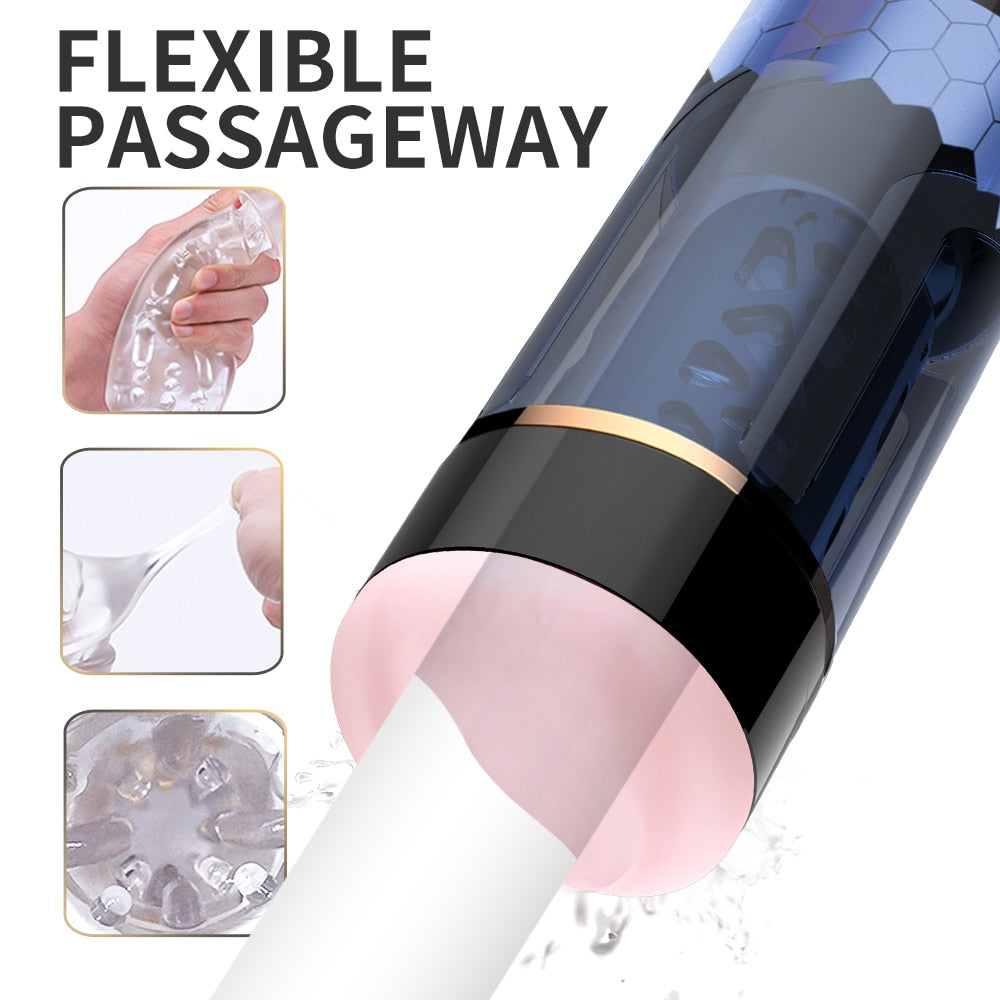 Automatic 3D Realistic Vagina Male Masturbation Cup - Lusty Age