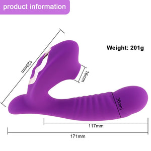 Clitoral Sucking G Spot Dildo Vibrator - Lusty Age