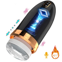 Automatic Telescopic Piston Male Masturbator - Lusty Age