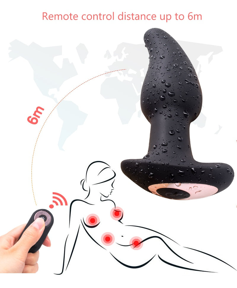 Anus Vibrator Rotation Beads Prostate Massager - Lusty Age