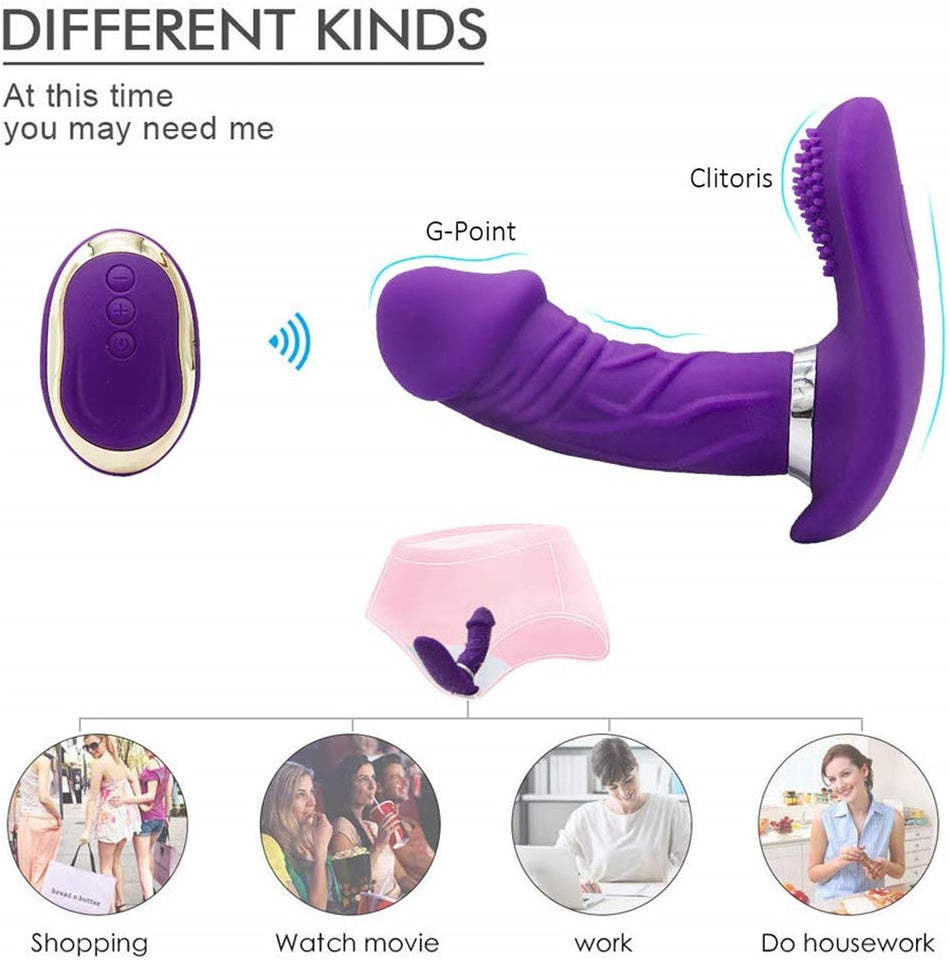 Clitoral Stimulator Remote Butterfly Vibrator - Lusty Age