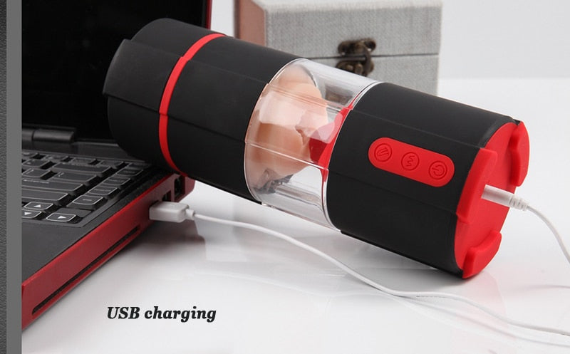 Vibrating Tongue Realistic Vaginal Masturbator - Lusty Age