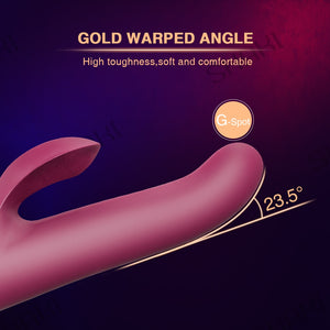 G Spot Dildo Telescopic Rotating Vibrator - Lusty Age